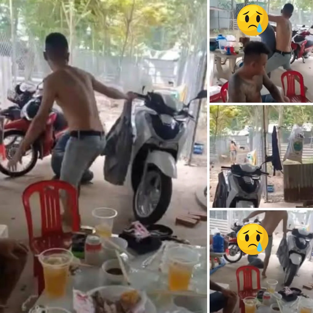 Vjdeo Chồng đang nhậu với bạn thì vợ tới gọi và cái kết