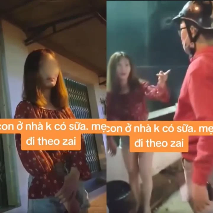 Vợ bỏ chồng, bỏ con t,rốn đi làm công ty xong cặp bồ với người cùng công ty bị chồng theo dõi b,ắ..t được.
